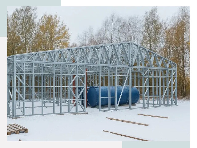 Металлические ангары в Сафонове